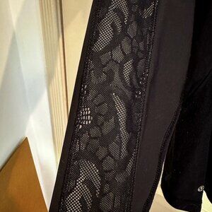 lululemon asymmetrical zip lace sleeve jacket